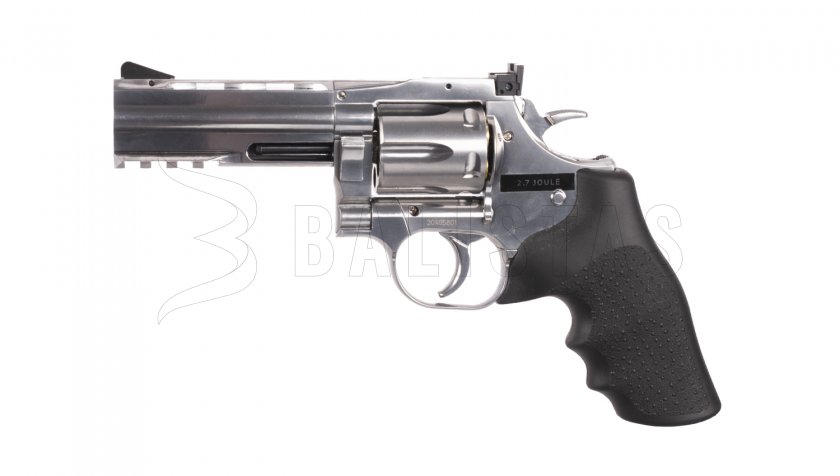Luchtrevolver ASG Dan Wesson 715 4" silver diabolo