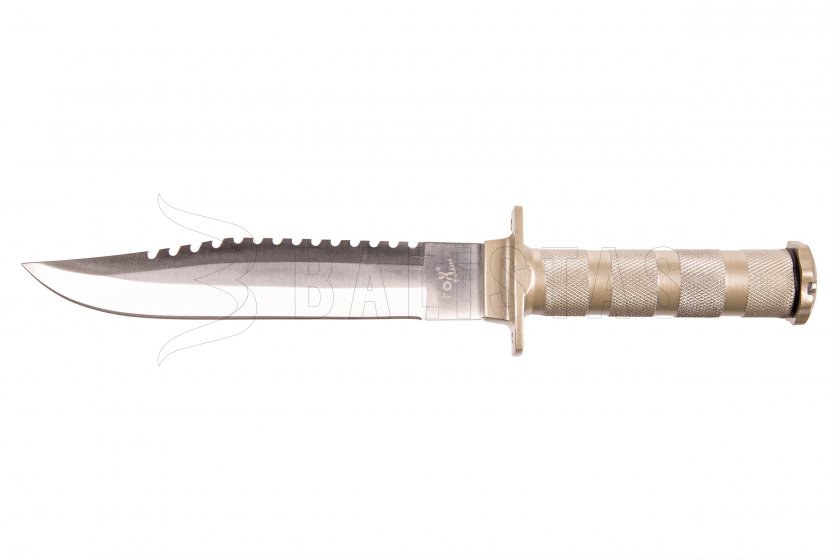 Survival mes Fox Outdoor met leren etui