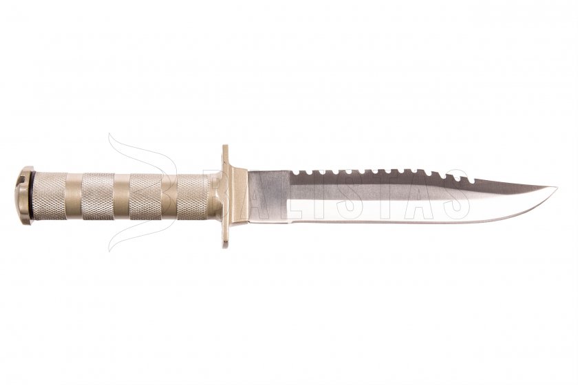 Survival mes Fox Outdoor met leren etui