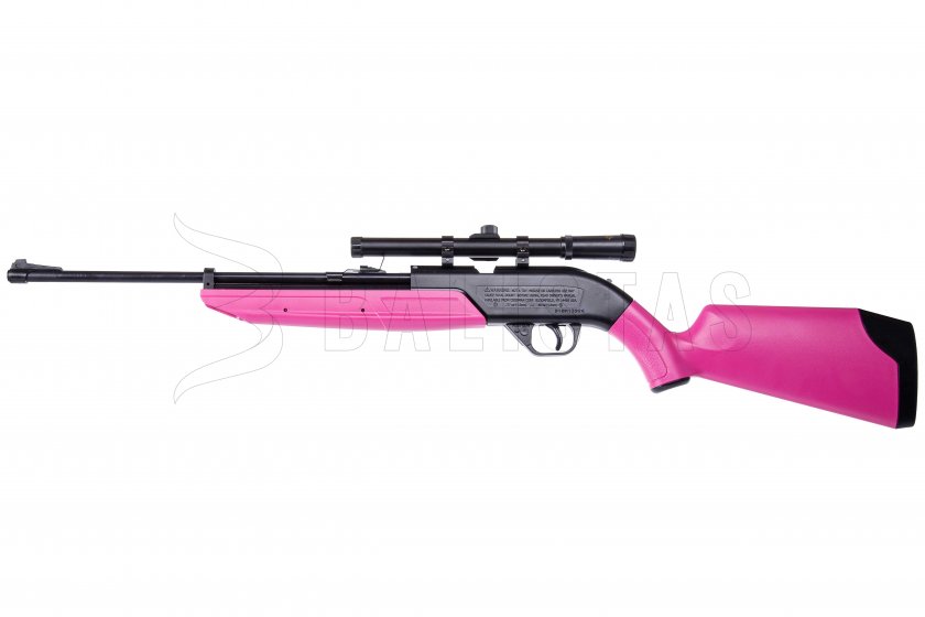 Luchtbuks Crosman Pumpmaster 760 SET 4,5mm roze