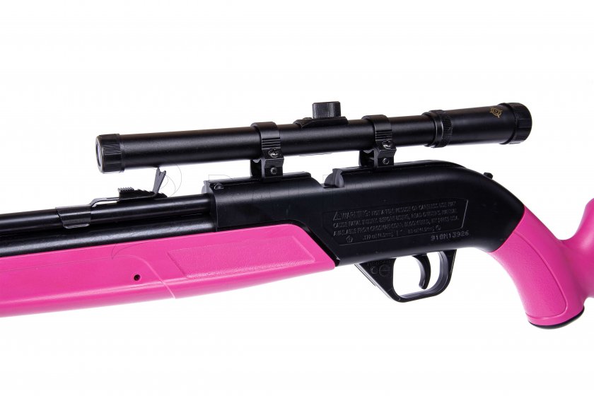 Luchtbuks Crosman Pumpmaster 760 SET 4,5mm roze