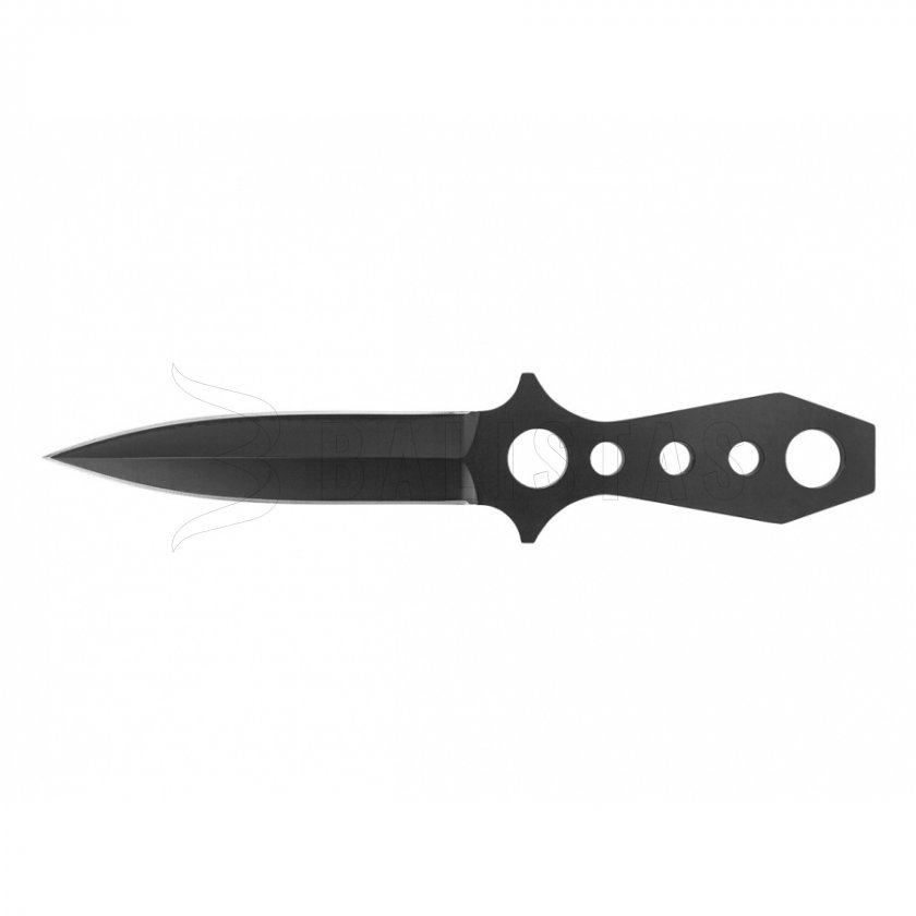 Vrhací mes Fox Outdoor 22,5cm met etui, zwart