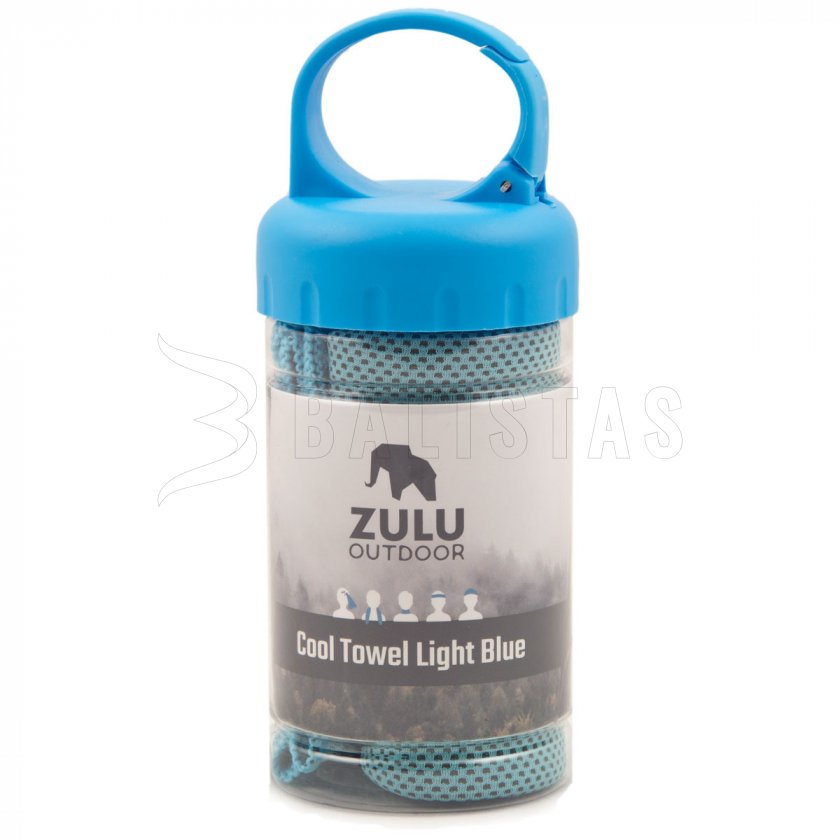 Koelende handdoek Zulu Cool Towel lichtblauw