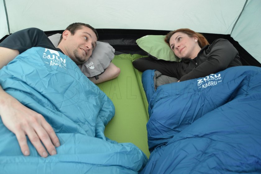 Zelfopblazend kussen Zulu Outdoor Dream groen