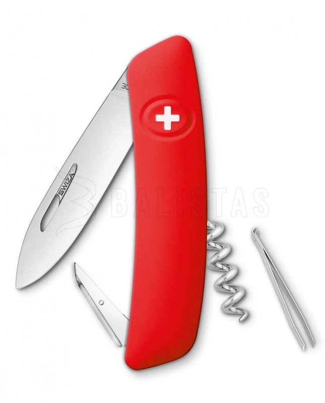 Zwitserse zakmes Swiza D01 rood