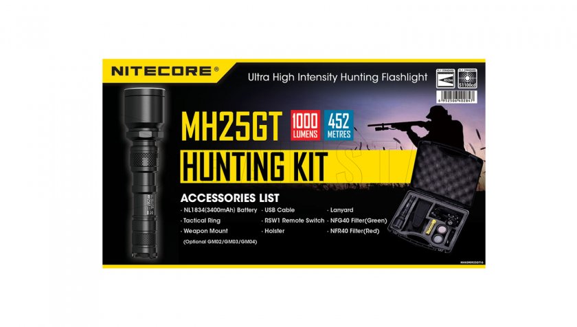 Nitecore MH25GT Jachtset