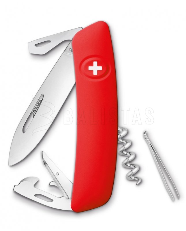 Zwitsers zakmes Swiza D03 rood