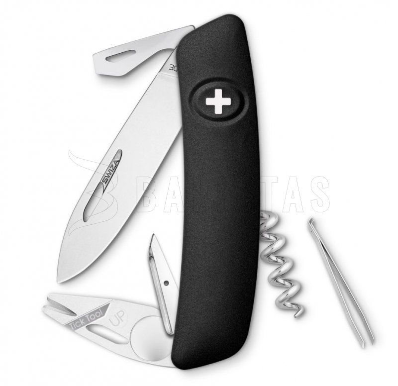 Zwitserse zakmes Swiza TT03 zwart