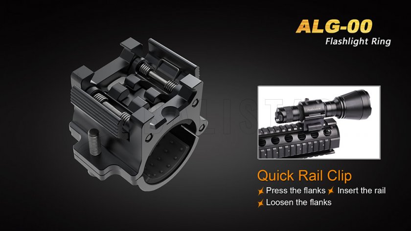 Fenix ALG-00 montage voor zaklamp op 22mm rail