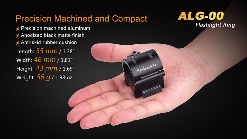 Fenix ALG-00 montage voor zaklamp op 22mm rail