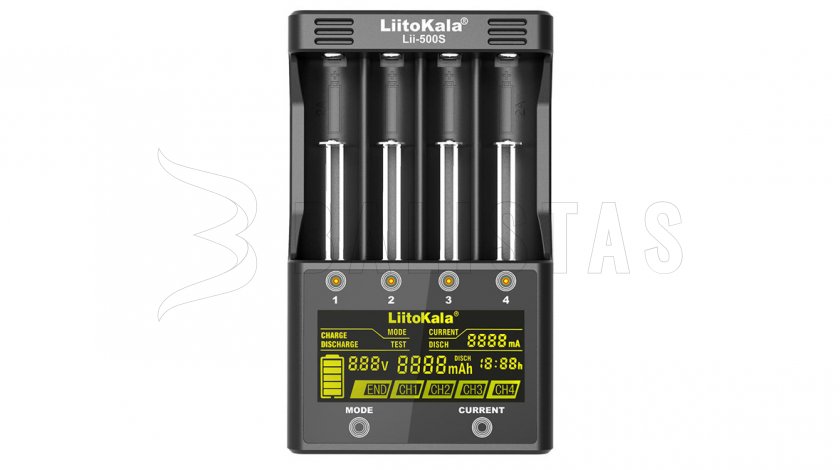 Diagnostische lader Lii-500S (Li-Ion en NiMH)
