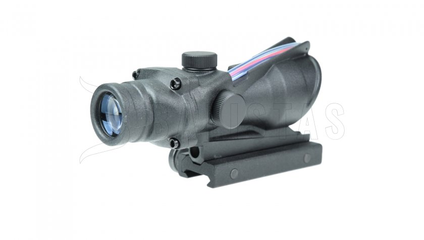 Richtkijker Phantom ACG 4x32 met optische vezel Zwart
