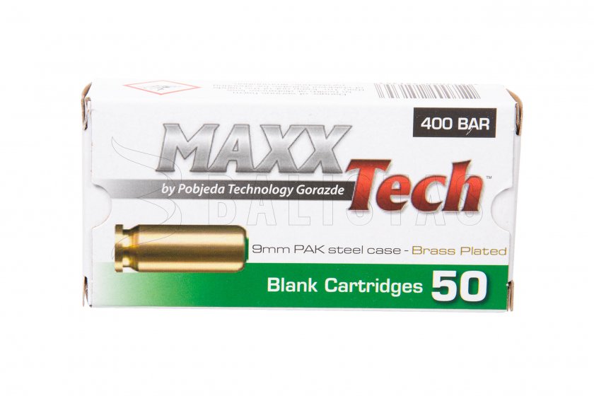 Startpatronen MAXX Tech 9mm pistool 50st