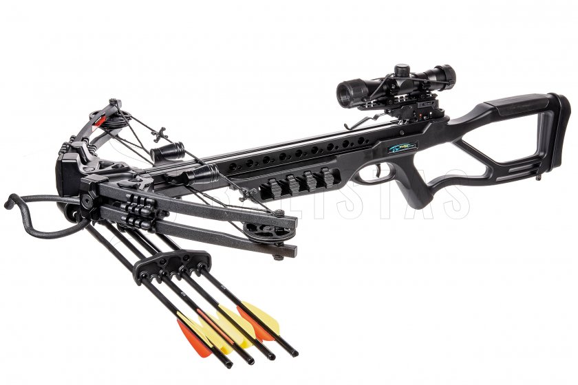 Kruisboog Mankung Fighter XB86 185lbs zwart KIT