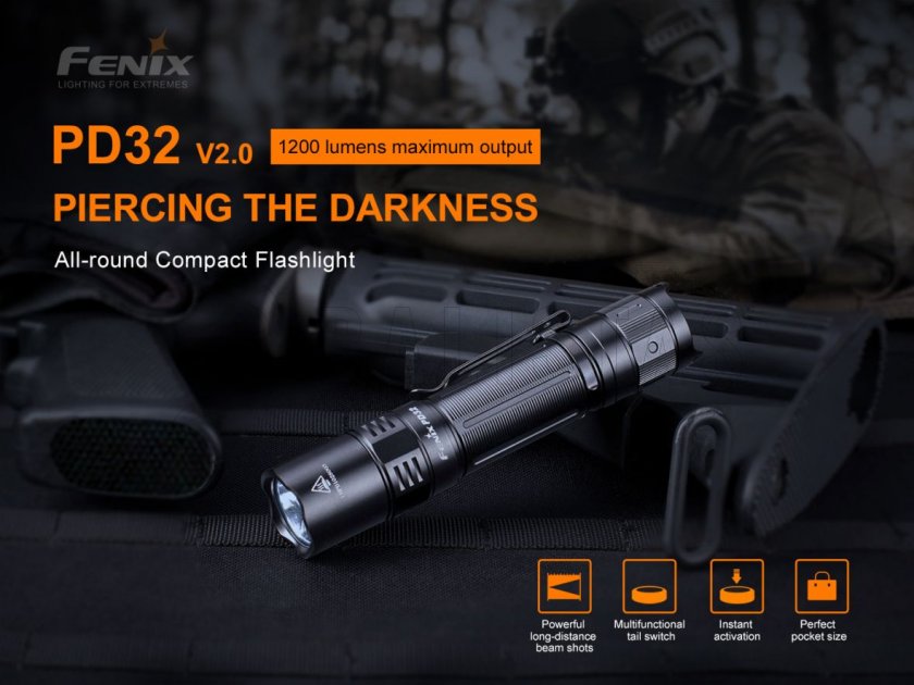 Zaklamp Fenix PD32 V2.0 2