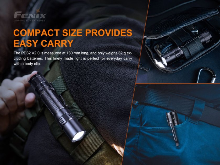 Zaklamp Fenix PD32 V2.0 5