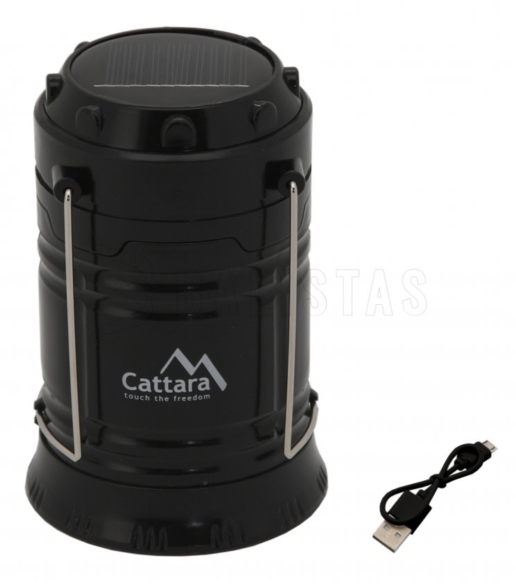 Oplaadbare kempinglamp Cattara LED 20/60lm uitschuifbaar