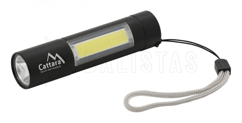 Zaklamp LED Cattara 120lm oplaadbaar