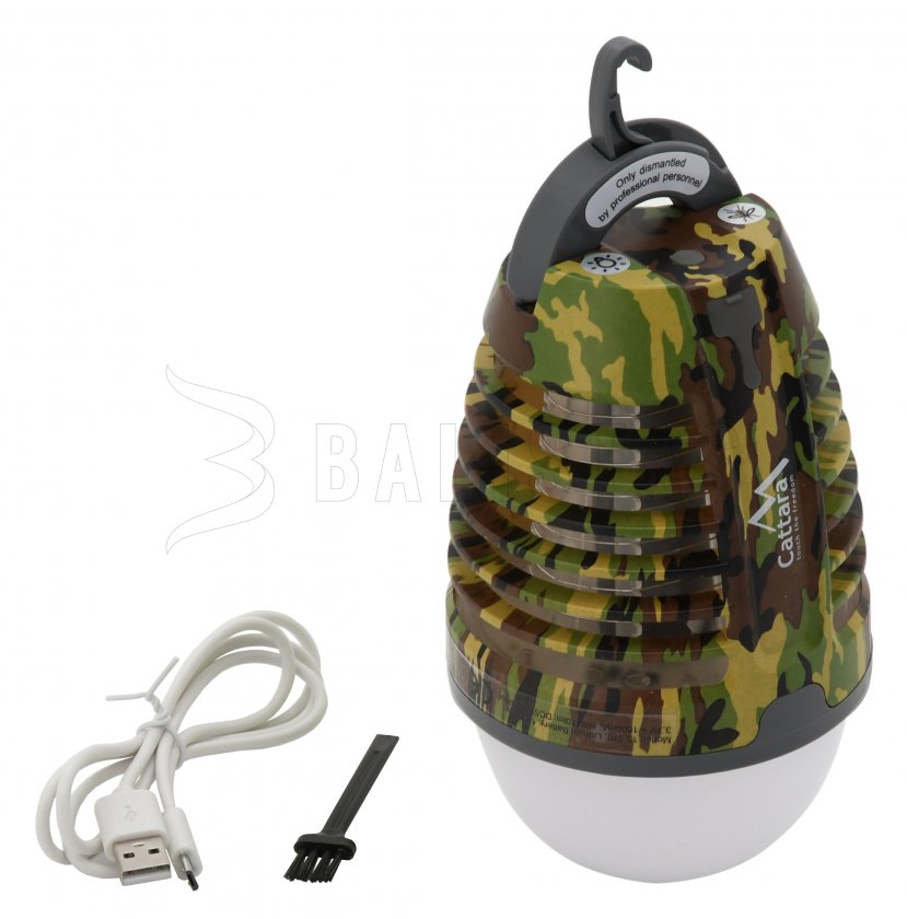 Zaklamp PEAR ARMY oplaadbaar + insectenvanger