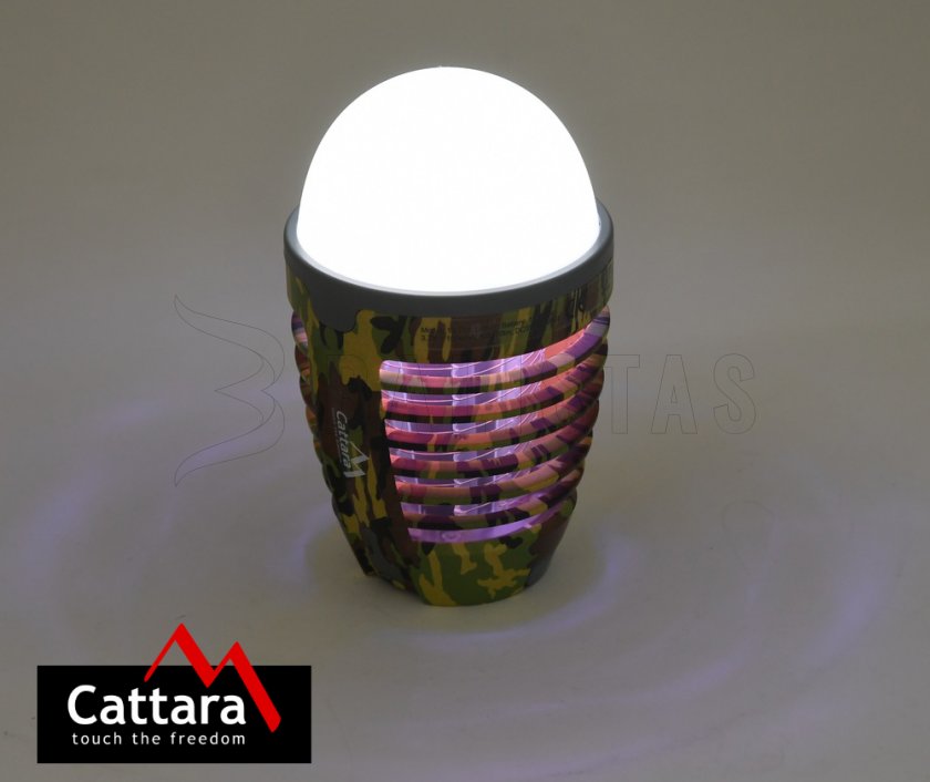 Zaklamp PEAR ARMY oplaadbaar + insectenvanger