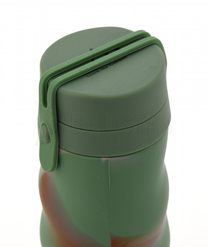 Opvouwbare siliconen fles ARMY 550ml