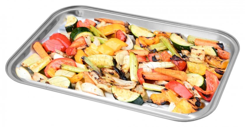 Grillbakje rvs 34 x 24cm