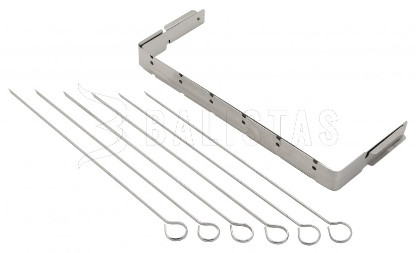 Grillset voor spiesen 6 stuks