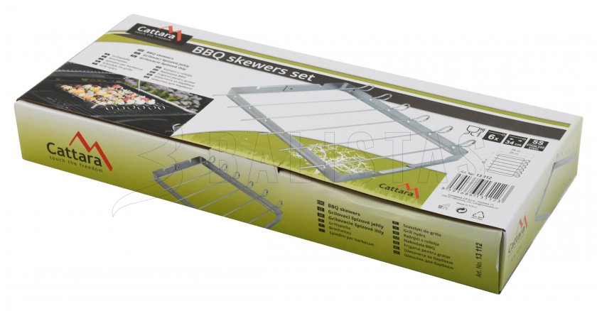 Grillset voor spiesen 6 stuks