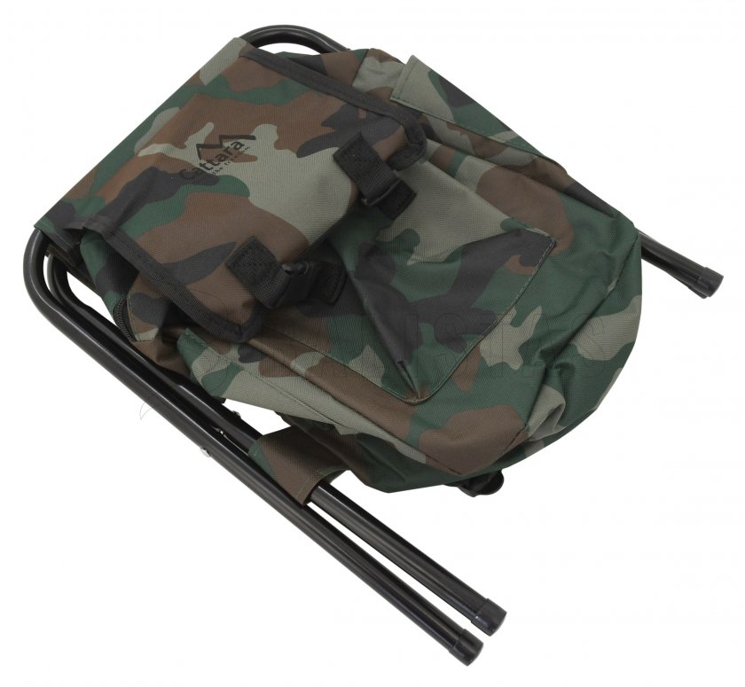 Opvouwbare stoel met rugzak OLBIA ARMY