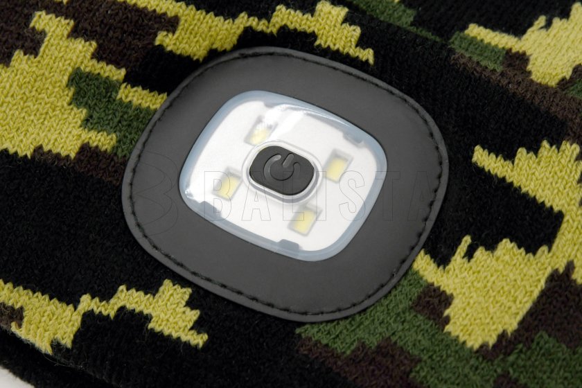 Muts ARMY met LED-zaklamp USB oplaadbaar