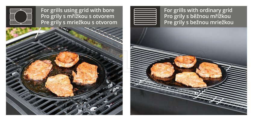 Ronde grillplaat LITINA (voor grills ROYAL CLASSIC en ROYAL GRANDE)