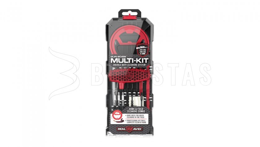 Reinigingsset Real Avid Gun Boss Multi-Kit cal.243/.260 (6,5mm)