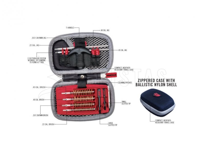 Reinigingsset voor korte wapens Real Avid Gun Boss Handgun Cleaning Kit
