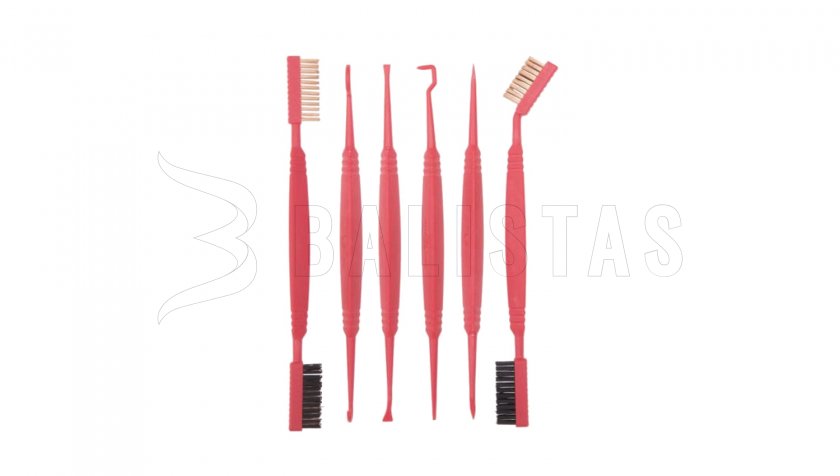 Set reinigingsborstels en schrapers Real Avid Accu-Grip Picks & Brushes