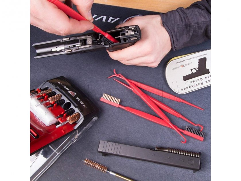 Set reinigingsborstels en schrapers Real Avid Accu-Grip Picks & Brushes