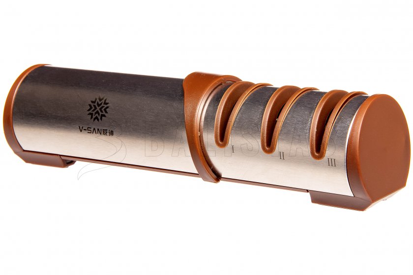 Keukenmessenslijper Taidea Deluxe zilver