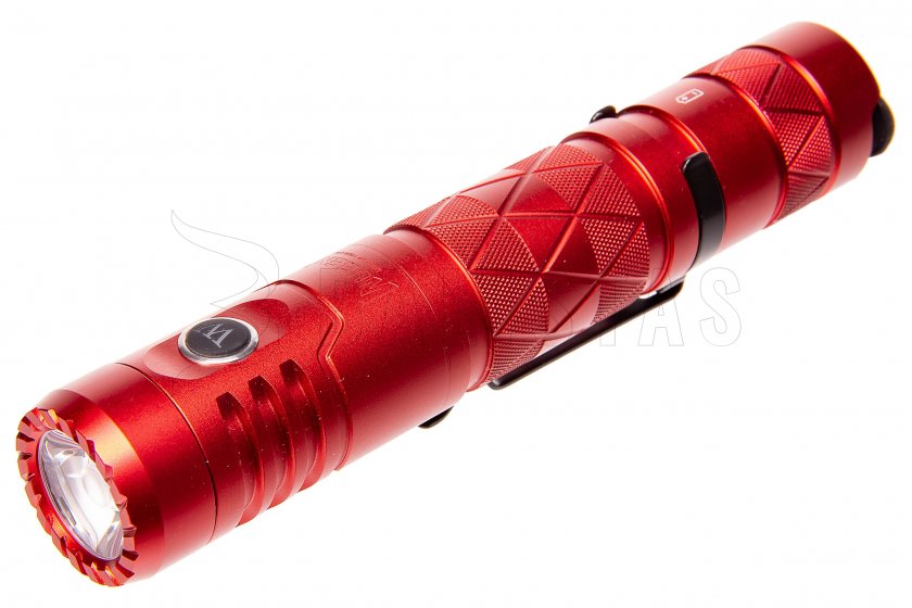 Zaklamp Wuben E12R rood