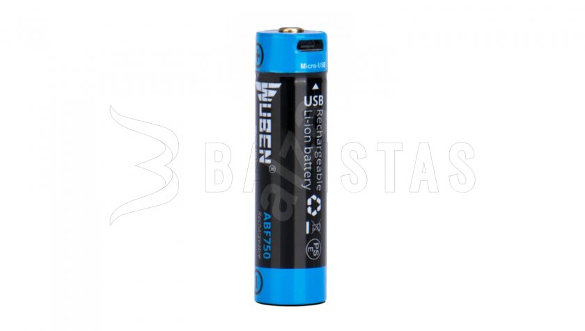 Batterij Wuben 14500B Li-Ion 750mAh