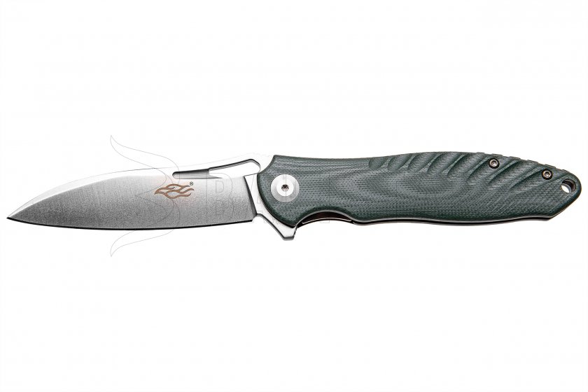 Vouwmes Ganzo Firebird FH71 bruin-groen
