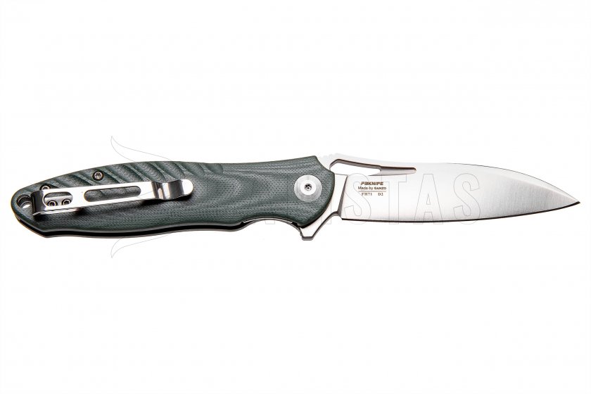 Vouwmes Ganzo Firebird FH71 bruin-groen