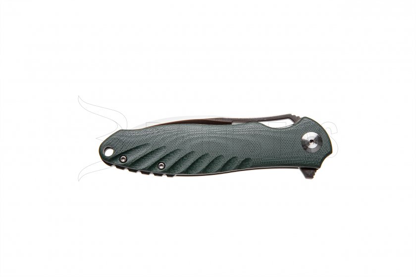 Vouwmes Ganzo Firebird FH71 bruin-groen
