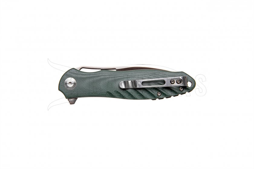 Vouwmes Ganzo Firebird FH71 bruin-groen