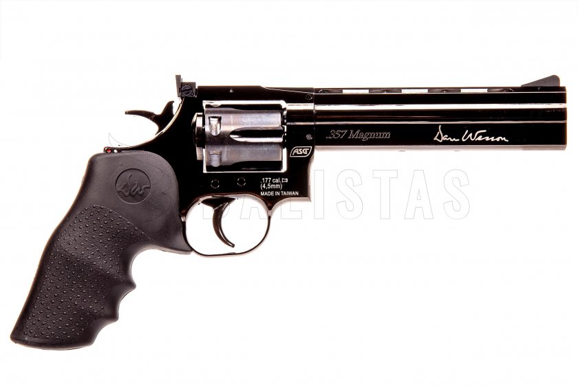 Luchtrevolver ASG Dan Wesson 715 6" Steel Grey