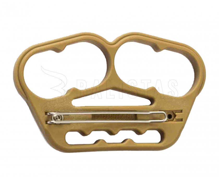 Boxer klasik met clip zandkleur