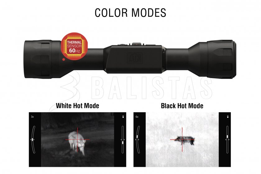 Thermovisie ATN Mars LT 4-8x, 320x240