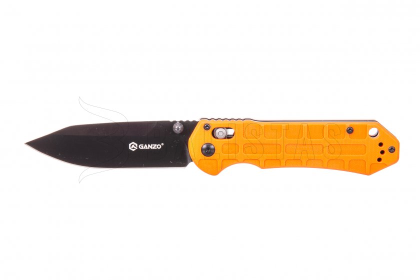 Zakmes Ganzo G7453P oranje met fluit