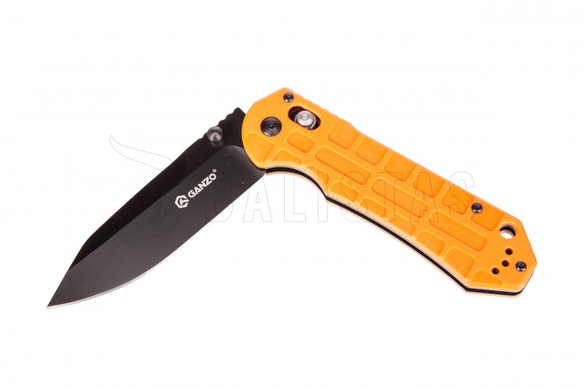 Zakmes Ganzo G7453P oranje met fluit
