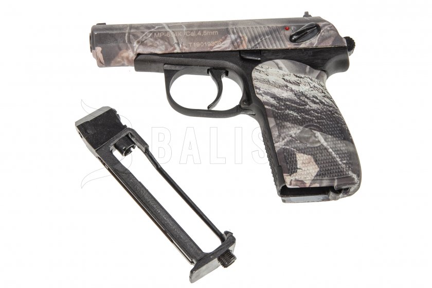 Luchtdrukpistool Baikal MP-654K-23 4,5mm camo