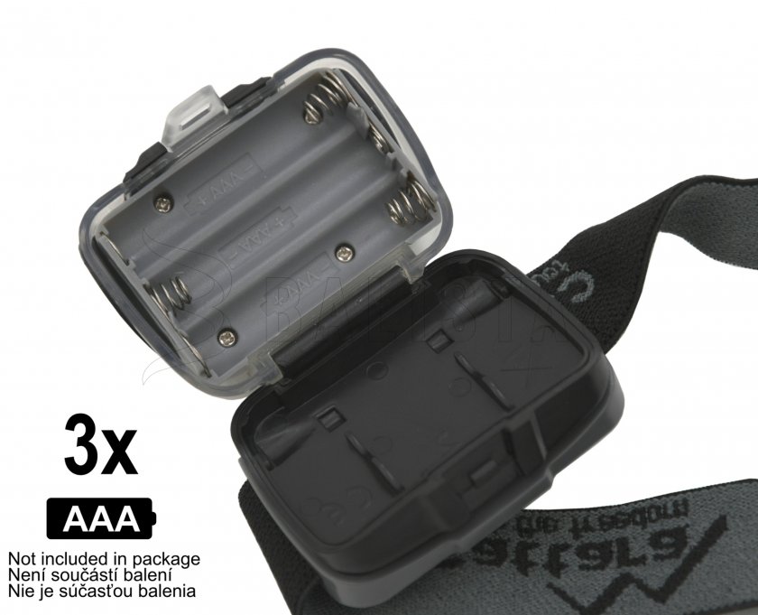 Hoofdlamp Cattara HORNET 130lm COB 3xAAA