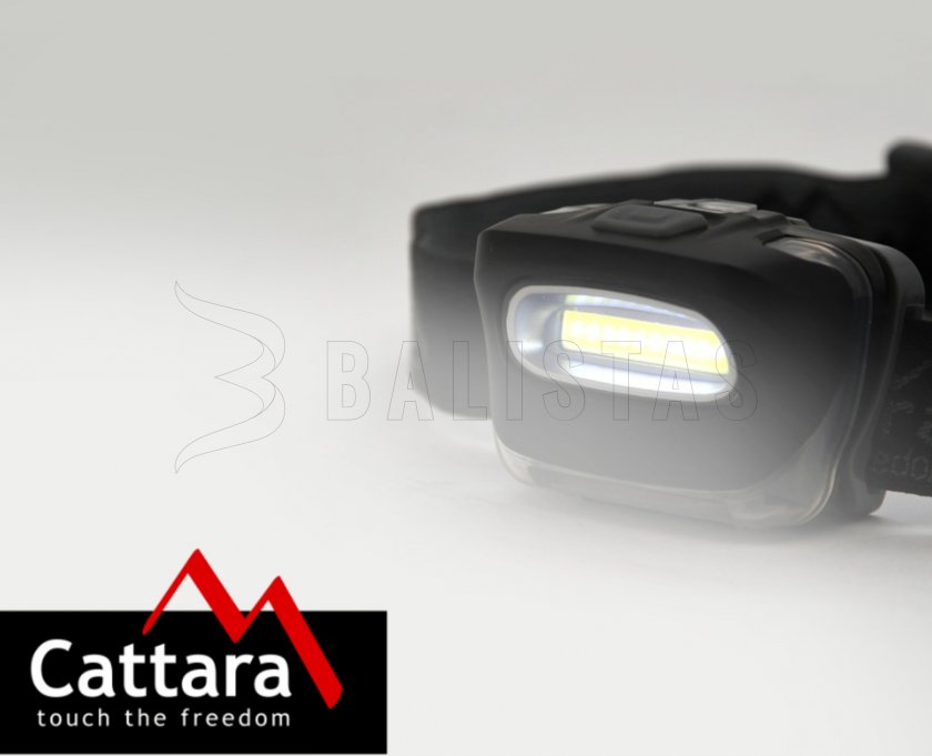 Hoofdlamp Cattara HORNET 130lm COB 3xAAA